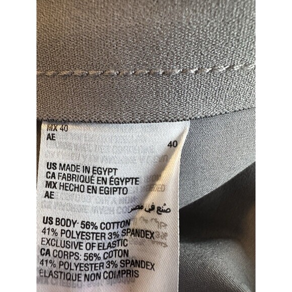 Alfani Men's Chino Tech Shorts Twill 9" Stretch Moisture Wicking Light Gray  40 - Picture 8 of 8